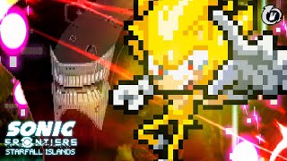 Sonic Frontiers Starfall Islands: Super Sonic Vs Giganto (Sprite Animation)