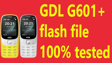 GDL G601+ flash file [MediaTek] MT6261 cm2 100% Tested