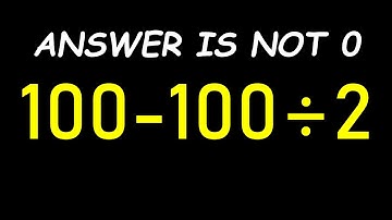 99% Get This Simple Math Question Wrong! WILL YOU?