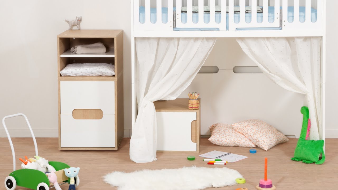 Chambre bébé en bois écologique et durable