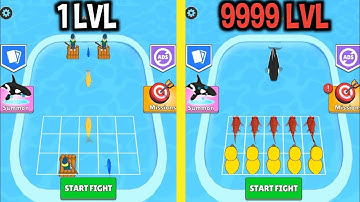 MAX LEVEL in Merge Shark Game New Update