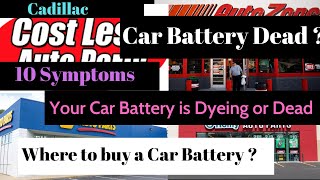 Cadillac -10 steps | Is your | Car Battery Dead | Car battery replacement | Optima vs Odyssey