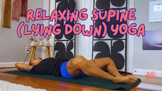 Relaxing Supine (Lying Down) Yoga | 10 Minutes
