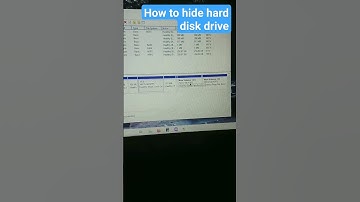 how to hide windows partition | windows10