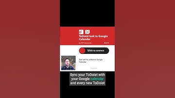 Lifestyle Automations #10: ToDoist Task to Google Calendar
