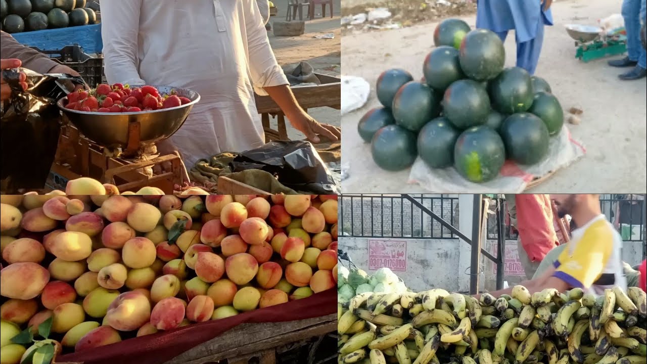 Fruit Mandi Sialkot Vegetable Fruit Prices YouTube