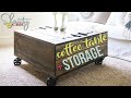 Small White Coffee Table With Storage