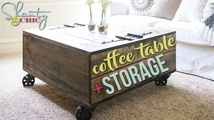DIY Coffee Table with Storage | Shanty2Chic