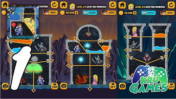 Rescue Hero: Pull The Pin - How To Loot? Gameplay #1 All Levels (Android, IOS)