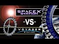 SSS Pt 3: The SpaceX Space Station vs Voyager Station