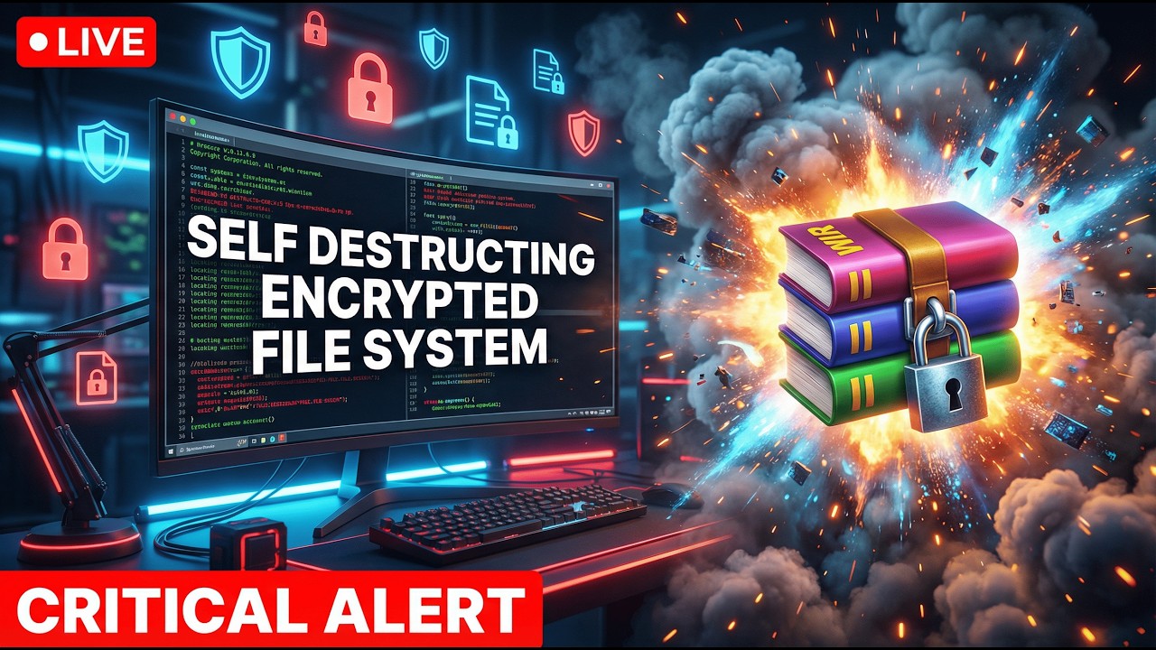 🔴 LIVE: Building a Self-Destructing Encrypted File System | ft ...