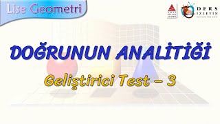 Doğrunun İti̇ği̇ Geli̇şti̇ri̇ci̇ Test - 3 Tyt