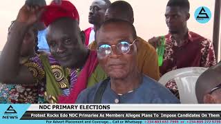 protests rocks NDC primaries in Edo as members accuse party leaders .