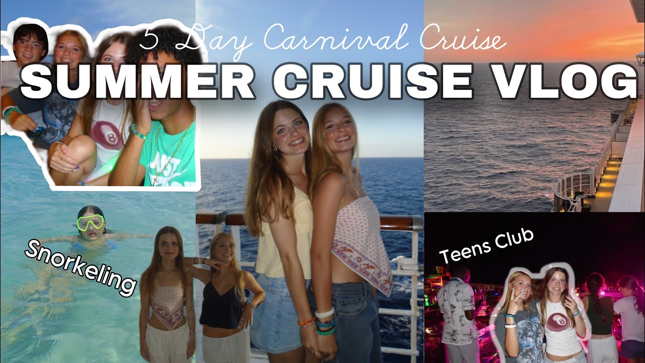 Ultimate Cruise Vlog: Carnival Freedom/ Teen Cruise/ Summer Vlog