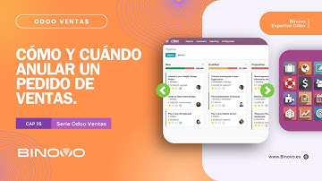 ODOO Ventas | Tutorial 25 📌 Anular un pedido de venta. Como y cuando poder anularlo.