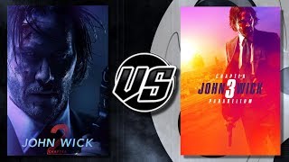 John Wick 2 VS John Wick 3