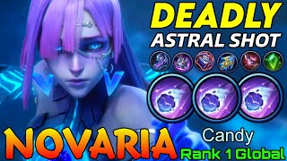 Monster Novaria Deadly Astral Shot - Top 1 Global Novaria by Candy - Mobile Legends