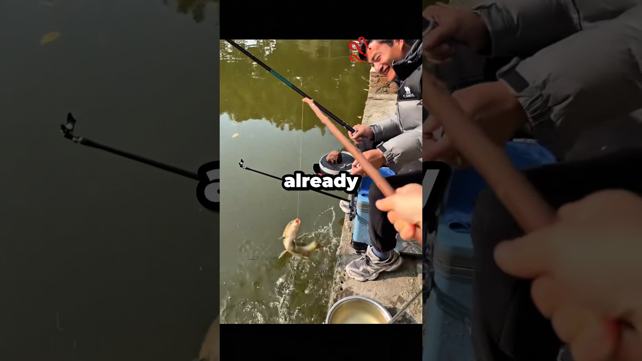 Can You Believe What He Used to Catch This Fish?! 🤯🐟 