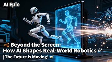 🤖 Beyond the Screen: How AI Shapes Real-World Robotics ⚙️ | The Future Is Moving! 🚀