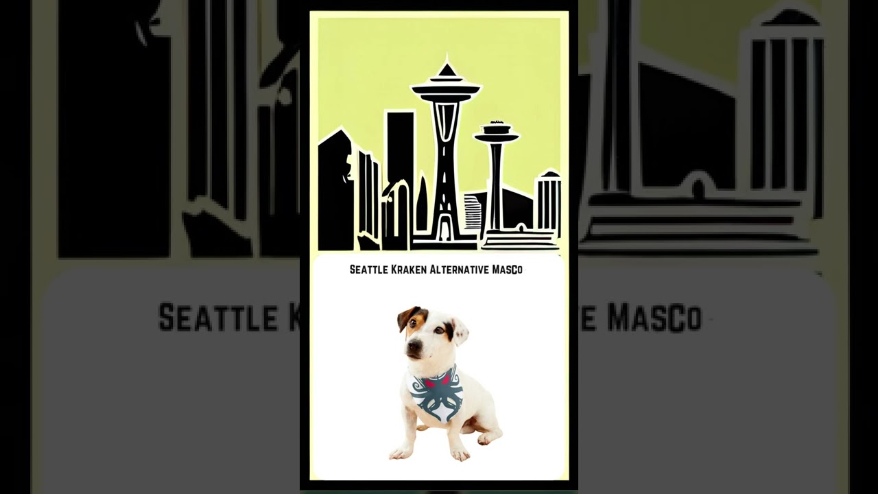 Seattle Kraken Alternative Mascot Merchandise By PacificNWEnergy 🏒🐙