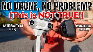 "No Drone, No Problem”? Why 360 Cameras CAN’T Replace a 360 Drone Camera