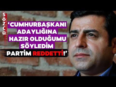 Selahattin Demirtaş'ın Bu Sözleri Gündemi Sarsacak! HDP'den Cevap Geldi!