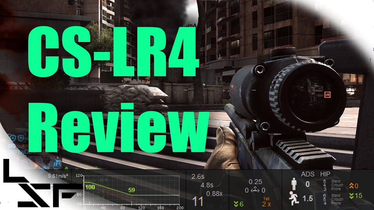 Bf4 Cs Lr4 Weapon Review Battlefield 4 Sniper Gun Guide Sniping Gameplay Youtube