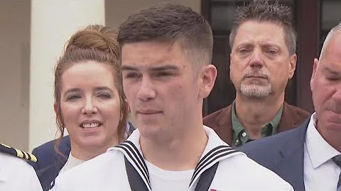 Not Guilty: Seaman Recruit Ryan Mays speaks after ...