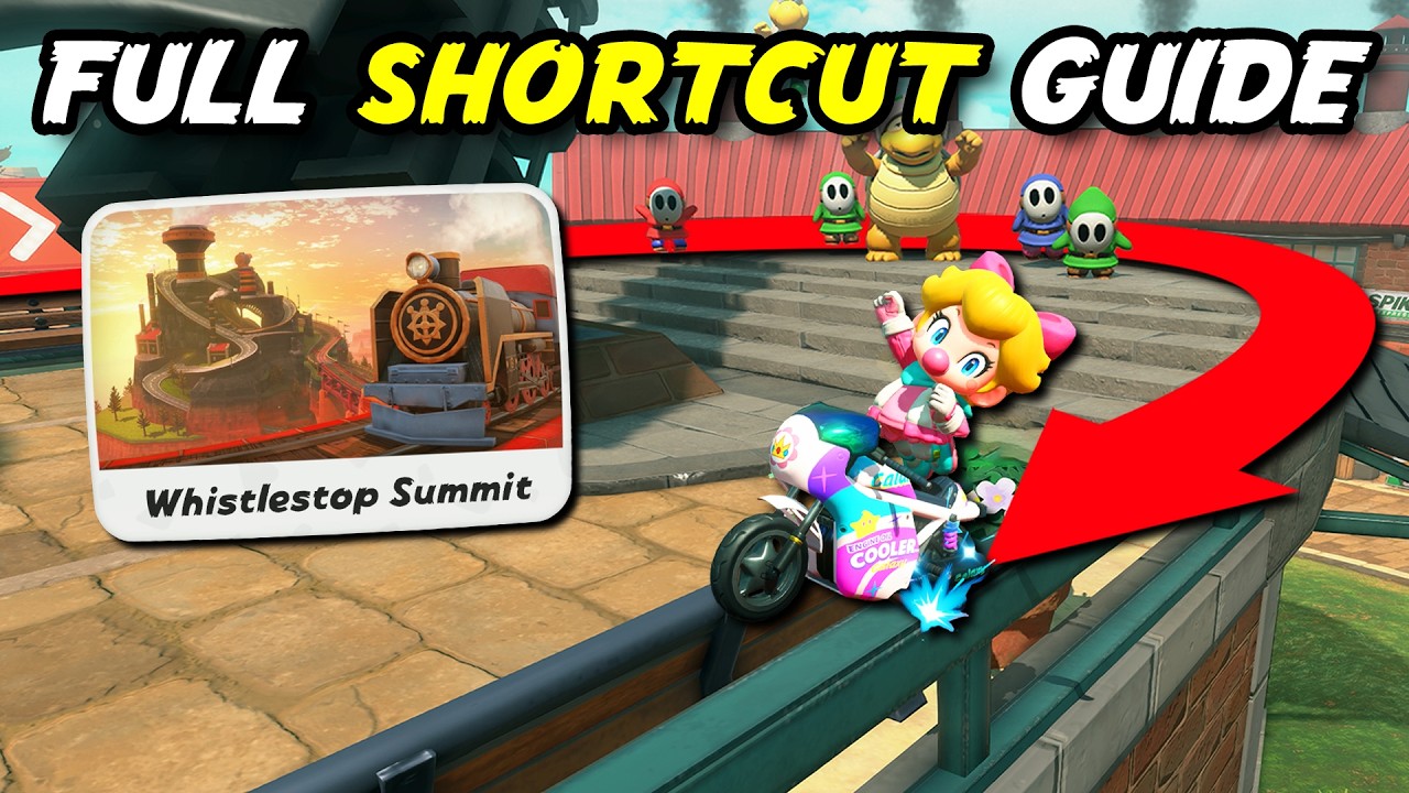 Full Shortcut Guide: WHISTLESTOP SUMMIT (with Controller Display) | Mario Kart World