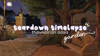 Teardown Timelapse: Thavnairian Oasis Garden | FFXIV Housing
