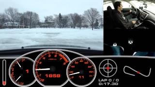 RaceRender Test With Custom WRX Gauges