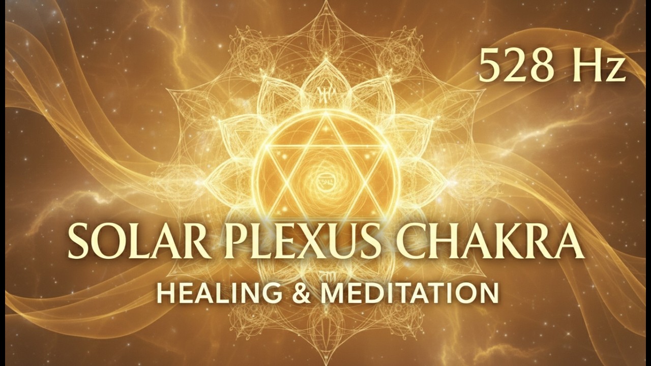 528 Hz Solar Plexus Chakra (Manipura) healing & meditation music v. 01 ...