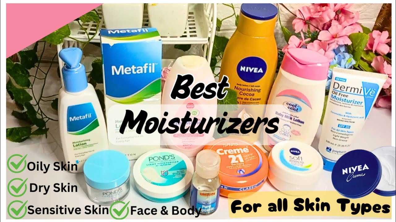 My Top 10 Favorite Moisturizers for Oily Skin, Dry Skin, Combination Skin in Winter ❄️☃️🥶