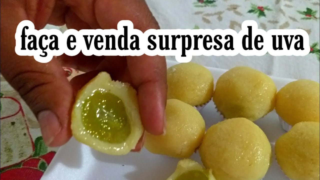 Como Fazer Surpresa De Uva Faca E Venda Receita Facil Economica Youtube 