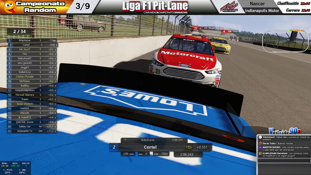 LigaF1Pit-Lane - Copa Random - 3/9 Nascar road fighter