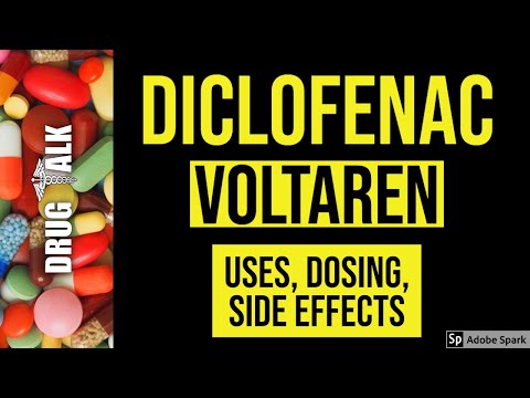 Diclofenac (Voltaren) - Uses, Dosing, Side Effects