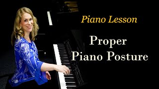 First thing on piano: proper body and hand postures