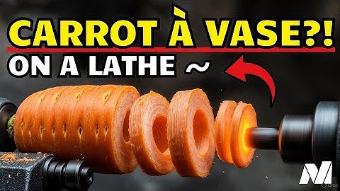 Turning a Carrot into an Insane Spiral Vase on Lathe! 🥕 Mind-Blowing Woodturning Skills | Natflixmi