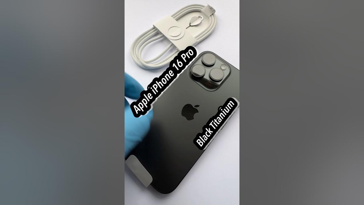 Incredible brand new Apple iPhone 16 Pro Black Titanium exclusive
