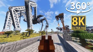跟我一起騎馬遊Minecraft的4000小時世界!|LATCraft伺服器 8K 360°全景探索