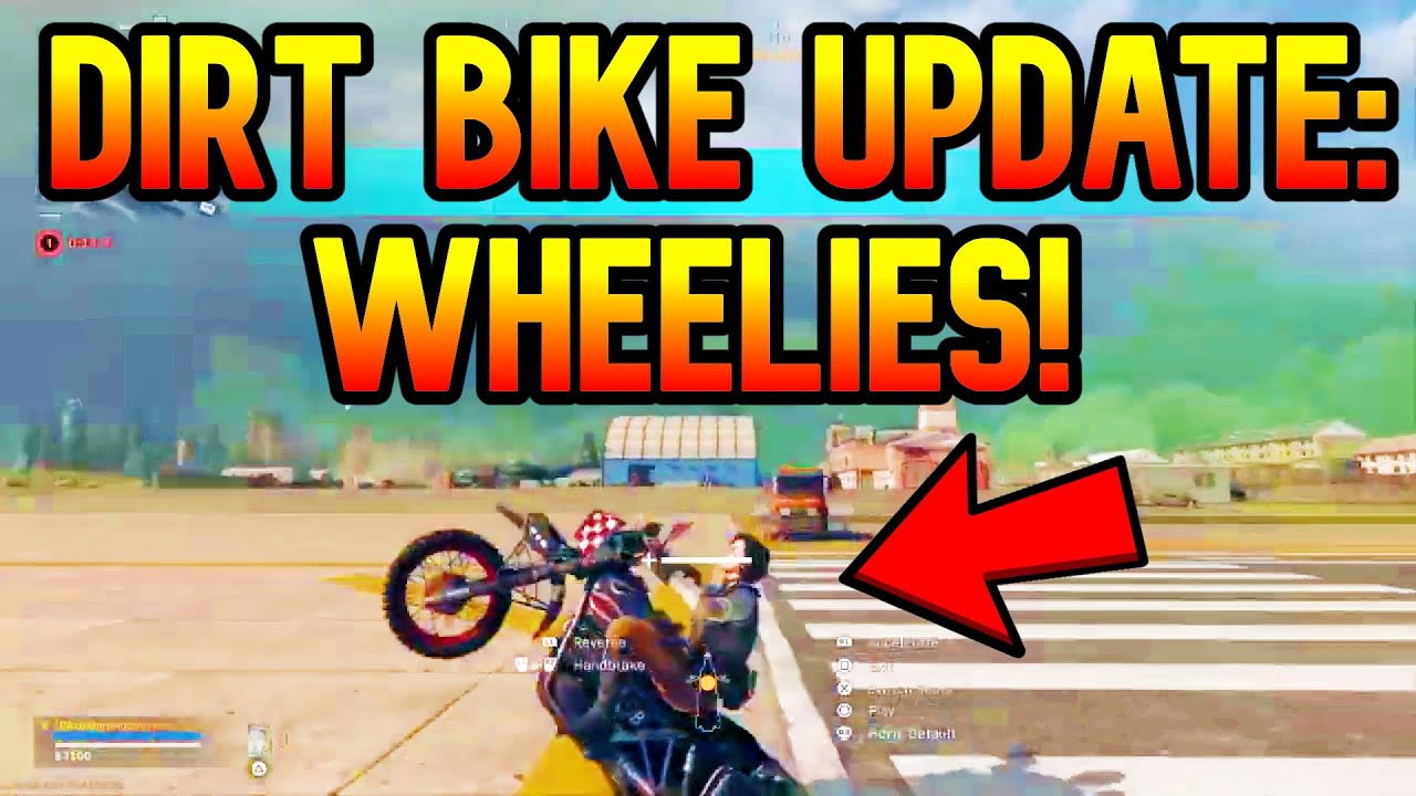 *NEW* DIRT BIKE UPDATE WHEELIES! WARZONE SEASON 4 RELOADED UPDATE! YouTube