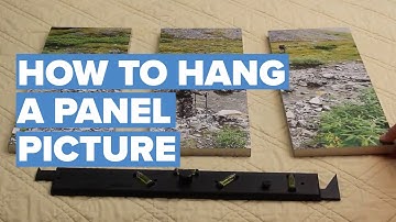 How to Hang A Panel Picture or Triptych