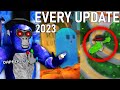 Every gorilla tag update in 2023