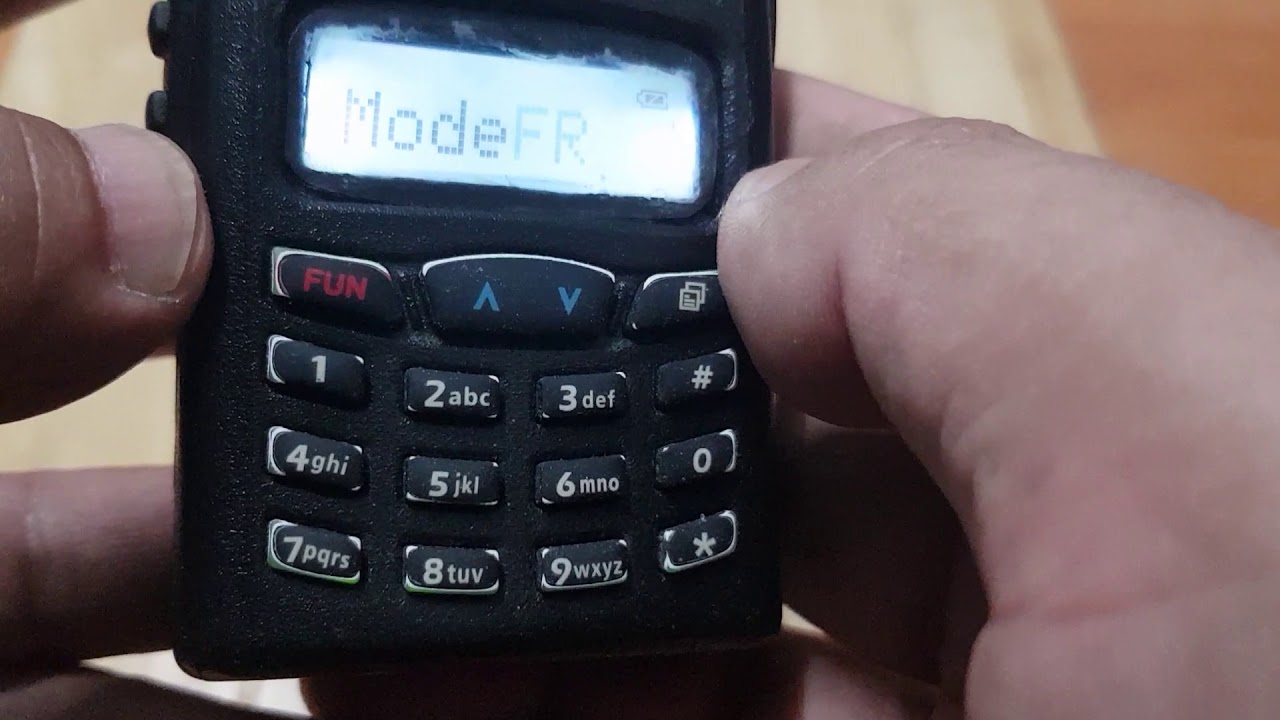 วิธีออกจากช่องเมมโมรี่ VFO Icom IC V85A