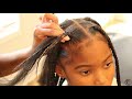 Chill Knotless Braids & Soft Edge Tutorial | Beginner Friendly