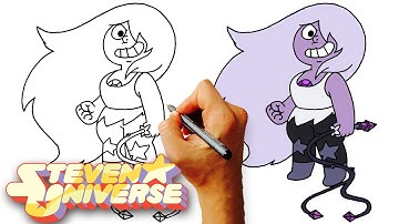 How to Draw Amethyst (Steven Universe) Step by Step Art Lesson