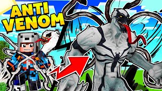 MAZ BỊ ANTI VENOM TẤN CÔNG | CHẾ TẠO THÀNH CÔNG VENOM TRẮNG | Mazk Minecraft 😈😀