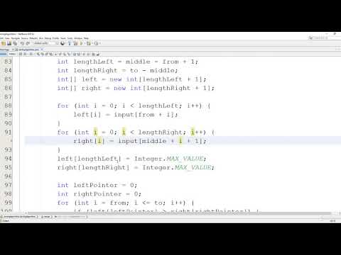 9  CODE  Merge Sort i Dat Structure and Algorithm in Java