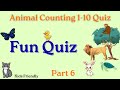 Animal Counting Quiz 1 to 10 | Fun Question Answer for Kids | Learn Numbers with Animals | Easy Quiz