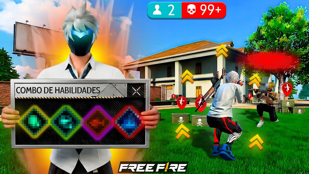 PROBE EL COMBO DE VIDA INFINITA 😱🔥 FREE FIRE